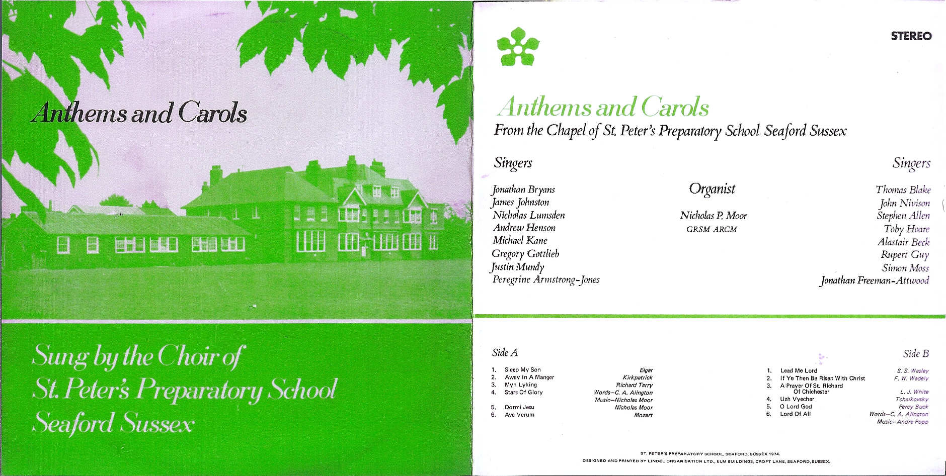 CD Carols 1960 and 1974